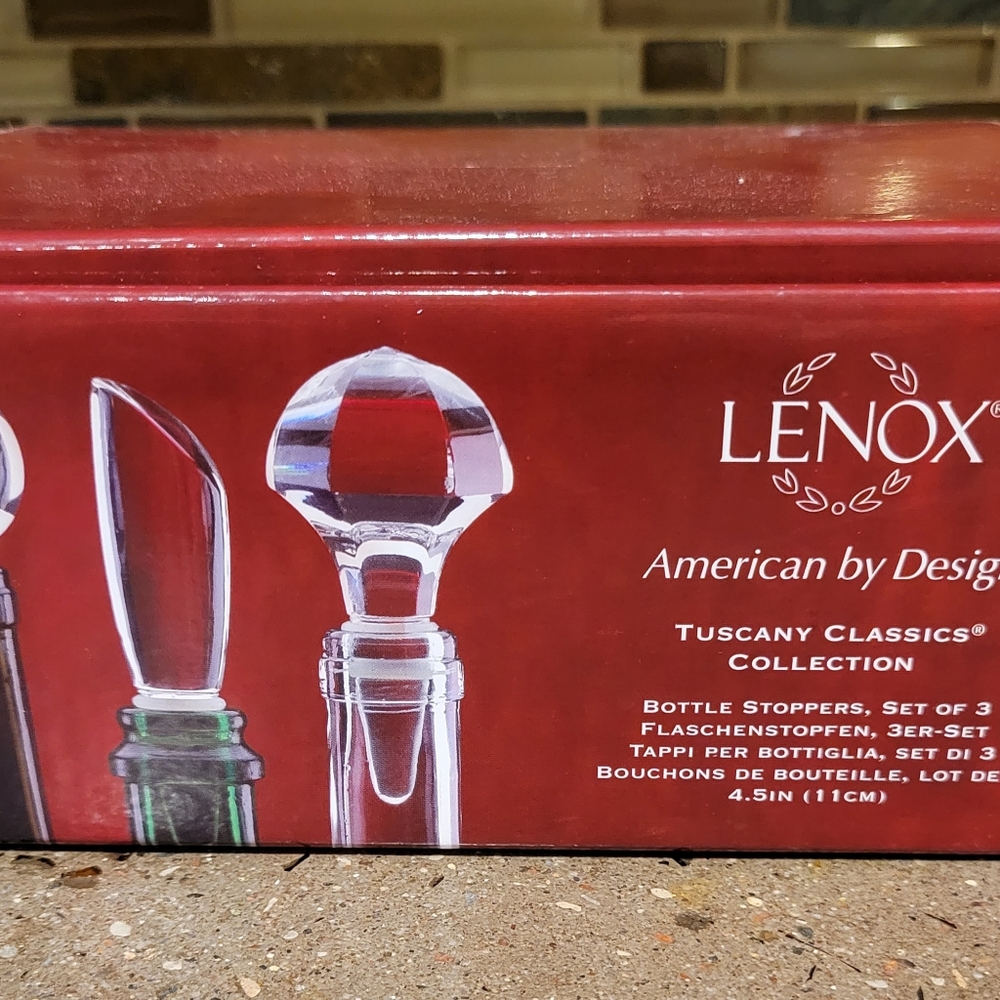 LENOX BOTTLE TOPPERS